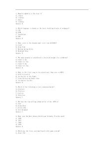 枣庄技术学院英语等级考试三级考题