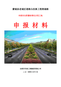 标准化工地范本1