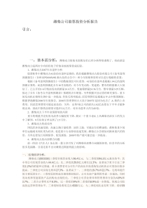 潍柴公司股票投资分析报告