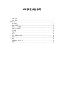 服务器性能监控APM快速安装操作手册