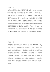 术后3天医师查房