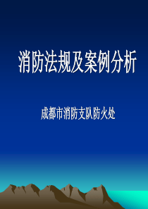 消防法规及案例分析2010