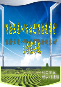保险进村活动主管具体实施方案宣导
