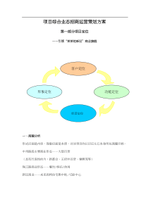 某项目综合业态招商经营策划方案