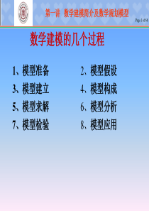 数学建模与数学规划.
