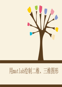 数学2用MATLAB绘制二维三维图形(lq).