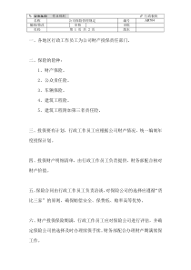 公司保险管理规定（AR704）