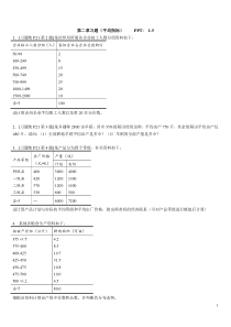 江西财经大学统计学课后习题汇总(2013统计学复习)