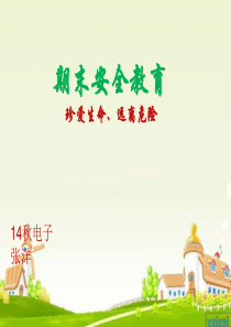 期末安全教育