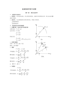 普通物理学复习总结
