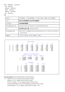 SAS主成分分析-示例