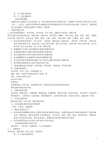 新版金融市场基础知识考前复习