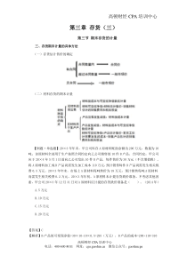 注会考试《会计》学习笔记-第三章存货03