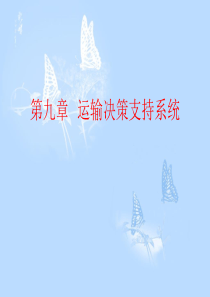第九章运输决策支持