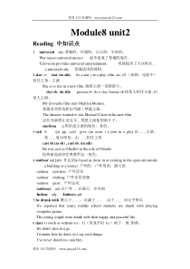 模块8Unit2知识点复习
