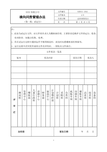 横向问责管理办法-规范重要