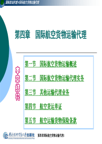 第四章国际航空货物运输代理