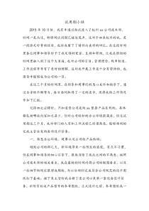 技术部门试用期转正总结