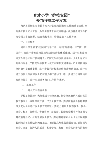 护校安园工作方案
