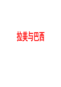 拉美与巴西.