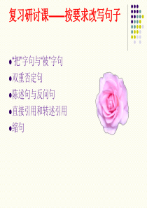 按要求改写句子.