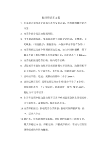 振动筛试车方案