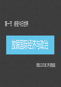 放眼国际经济与政治.