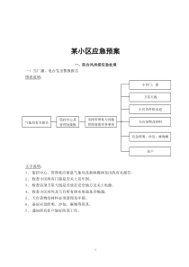某小区应急预案