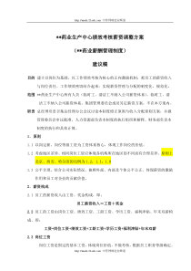 某药业生产中心薪酬管理制度-huweihua