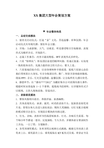 某集团大型年会策划方案(较详细执行步骤)