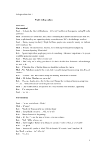 新标准大学英语视听说教程(听力材料文本及答案)