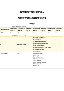 新标准大学英语视听说教程1uni9答案outside_view_listening_in_外研社大学