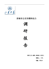 新能源公交车燃料动力调研报告