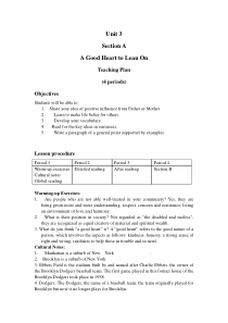 新视野二册UNIT3教案