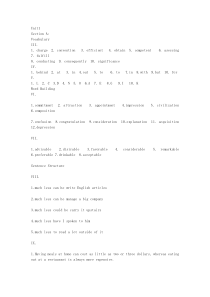 新视野大学英语(第二版)读写教程第二册课后习题答案