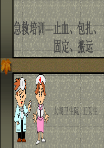 急救培训-止血包扎固定搬运