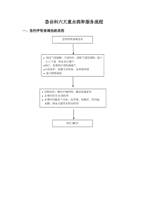 急诊科6大病种简易流程