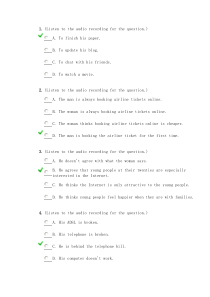 新视野视听说教程第9单元test答案
