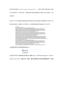 MEGA蛋白序列比对-保守序列分析-进化树