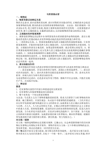 考研马哲原理必背