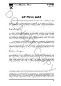 Dells-Working-Capital-(HBS-case)-[Finance]