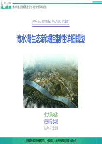 株洲清水塘生态新城核心区控制性详细规划方案