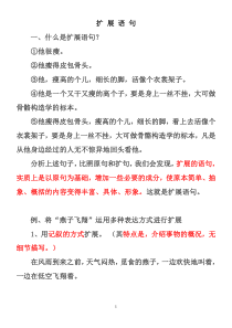 扩展语句压缩语段