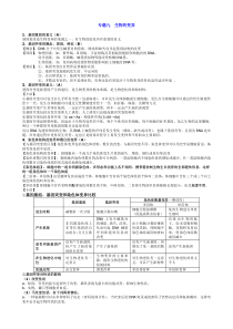 广东高中生物学业水平考试序列专题九生物的变异