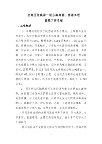 店红项目监理工作总结