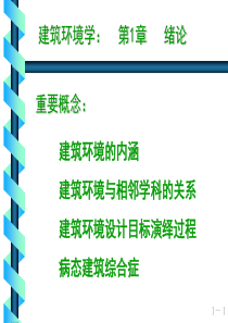 建筑环境学.