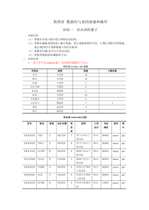 数据库第四章详解chapter4