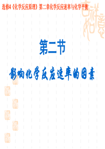 影响化学反应的因素.