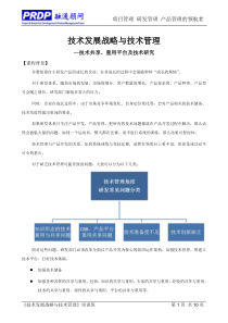 技术发展战略与技术管理