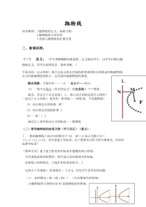 抛物线教案